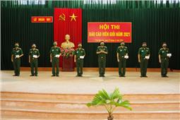 Lữ đoàn Thông tin 601: Tổ chức Hội thi báo cáo viên giỏi